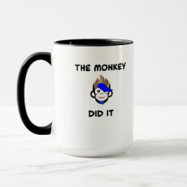 Taza Punk Mono El mono lo hizo Mug