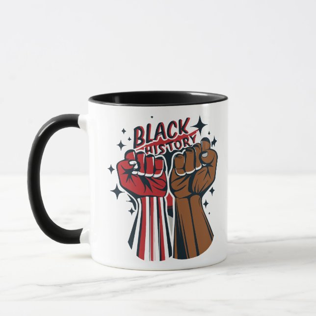 Taza Puños de historia negra (Izquierda)