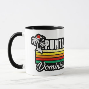 Taza Punta Cana República Dominicana - Retro Souvenir 8