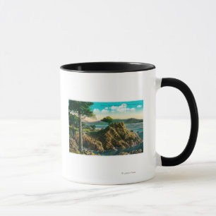 Taza Punto intermediario en la impulsión de diecisiete