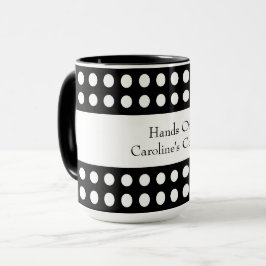 Taza Punto Polka del Personalizable