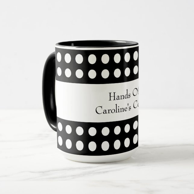 Taza Punto Polka del Personalizable (Anverso izquierdo)