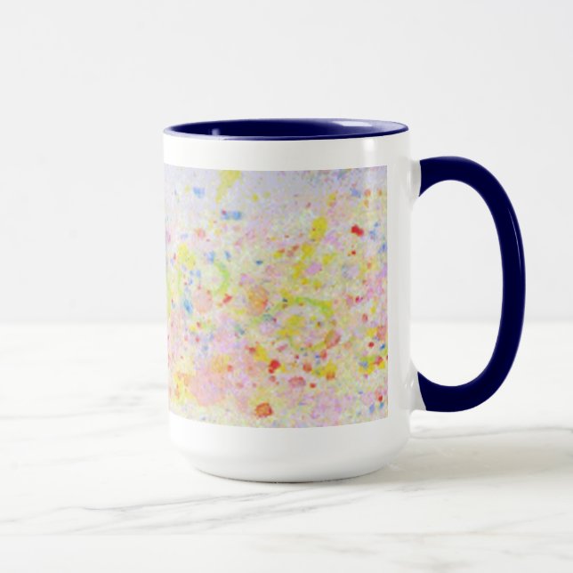 Taza Puntos amarillos y rosados - Mug (Derecha)