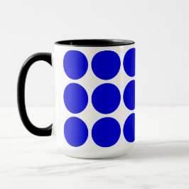 Taza Puntos azules de lunares
