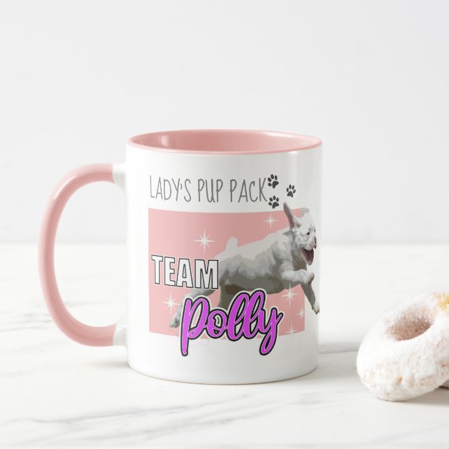 Taza Pup Pack - equipo Polly de señora (Con donut)