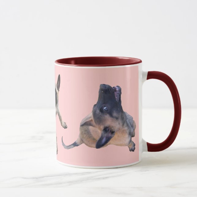 taza puppy de Malinas rosado (Derecha)