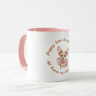 Taza Puppy Love in Every Sip | Cute Dog Lover Mug