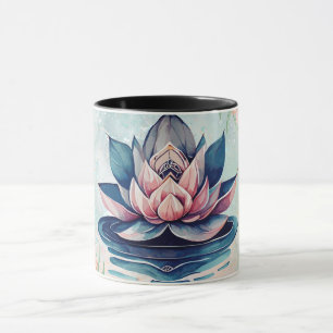 Taza Pura Armonía de Loto – Floral Suave