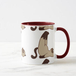 Taza Puramente acogedor: tazón de gato marrón para los 
