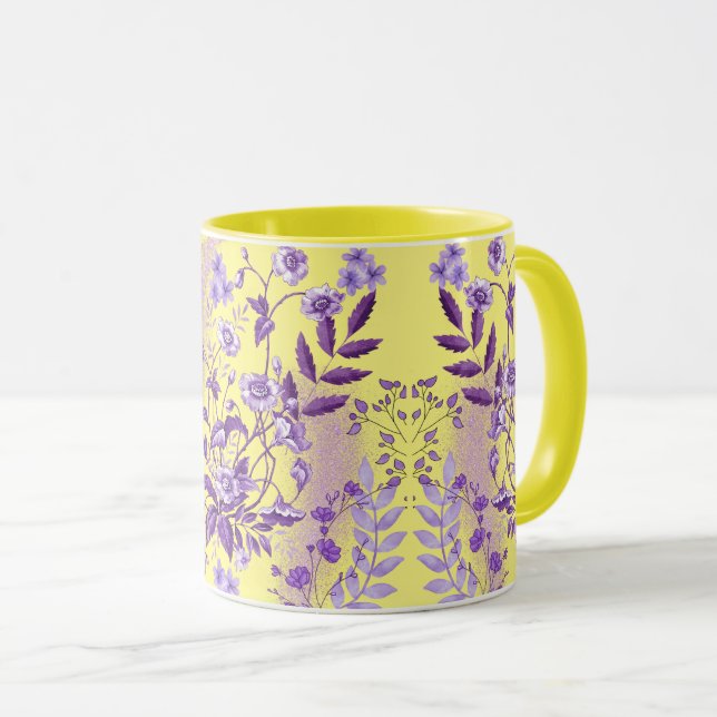 Taza Purple Delight con una pizca de amarillo (Anverso derecho)