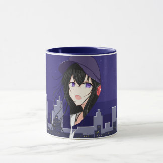 Taza purple　sky