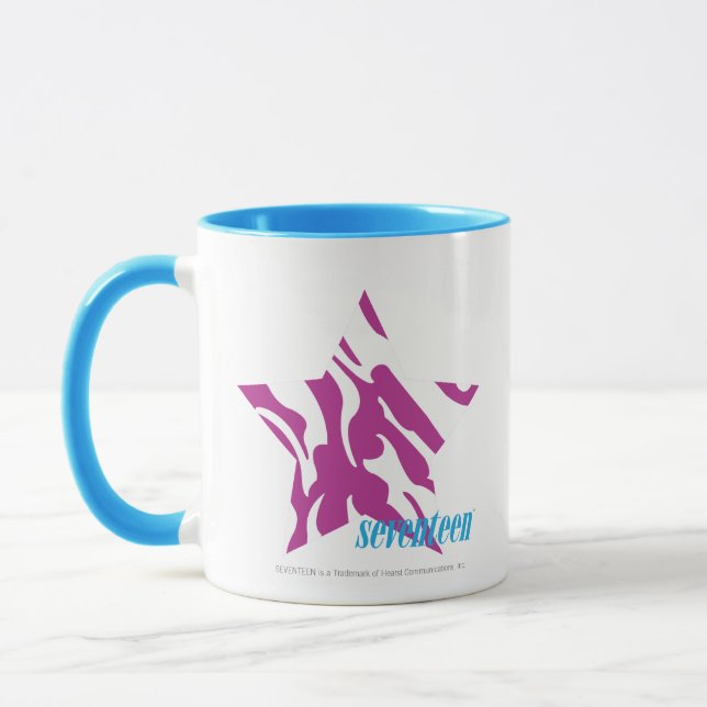 Taza Púrpura 4 de la cebra (Izquierda)