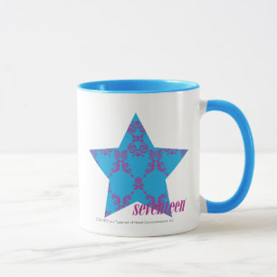 Taza Púrpura-Aguamarina 2 del damasco