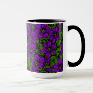 Taza Púrpura Clematis