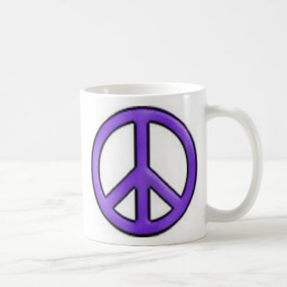 Taza púrpura de la paz