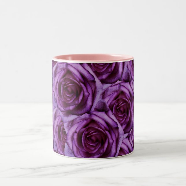 Taza púrpura de los rosas (Centro)