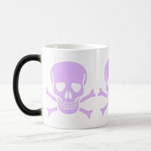 taza púrpura del cráneo