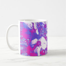 Taza púrpura del flor