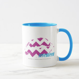 Taza Púrpura del zigzag