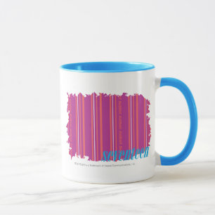 Taza Púrpura fina 2 de las rayas