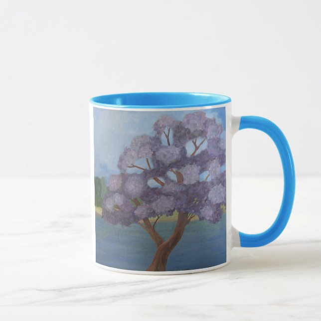taza púrpura floreciente (Derecha)