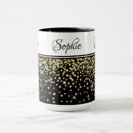 Taza Purpurina de oro Mug