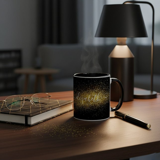 Taza Purpurina de oro personalizado de clase (Subido por el creador)