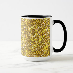 Taza Purpurina dorado