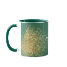 Purpurina Glitzy del Oro Verde