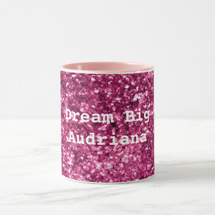 Taza Purpurina rosa Sparkle