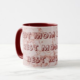 Taza Purpurina Rubor Rosa de Lujo Marble