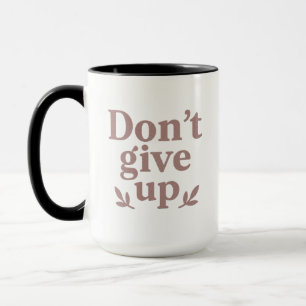 Taza Purpurinoso de perseverancia T-Shirt Coffee Mug