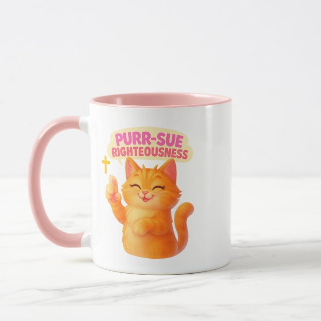 Taza Purr-sue Righteousness - Christian (Izquierda)