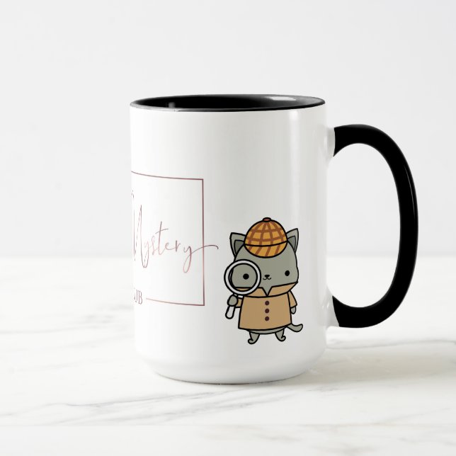 Taza Purrlock y el acogedor Mystery Book Club (Derecha)