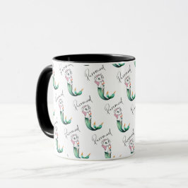 Taza Purrmaid de gatito de gatito de comadreja - Diseño