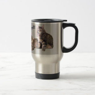Taza PURRsonality del viaje de los gatos