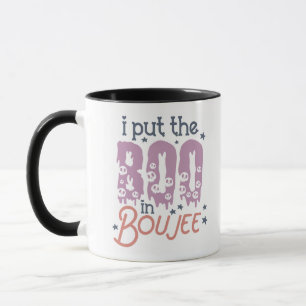 Taza Puse el Boo en el Halloween Blanco Boojee