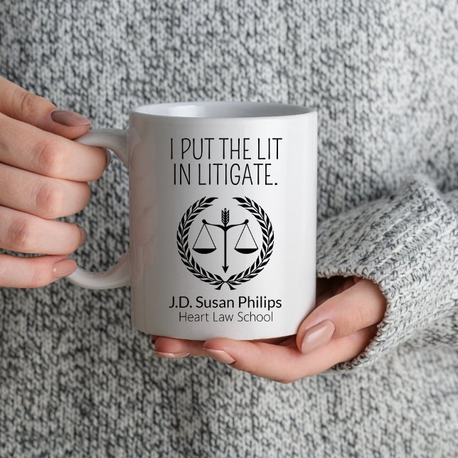 Taza Puse La Luz En La Licenciación De Abogado De Litig (Subido por el creador)