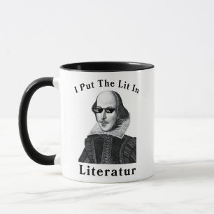 Taza Puse La Luz En La Literatura Funny Shakespearean