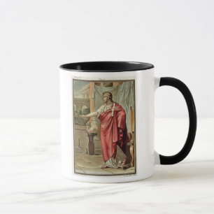 Taza Pyrrhus, traje para "Andromache" por Jean Racine,