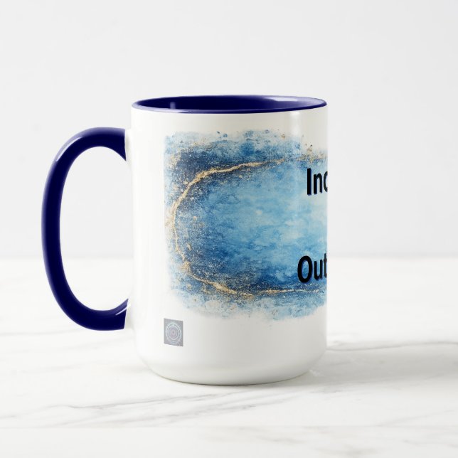 Taza QEC Incomes & Outcomes Mug (Izquierda)