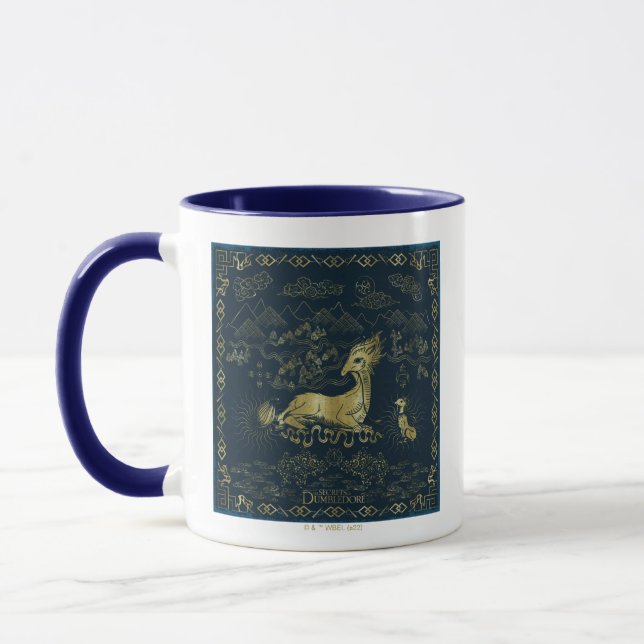Taza Qilin En Rest Golden Tapestry (Izquierda)