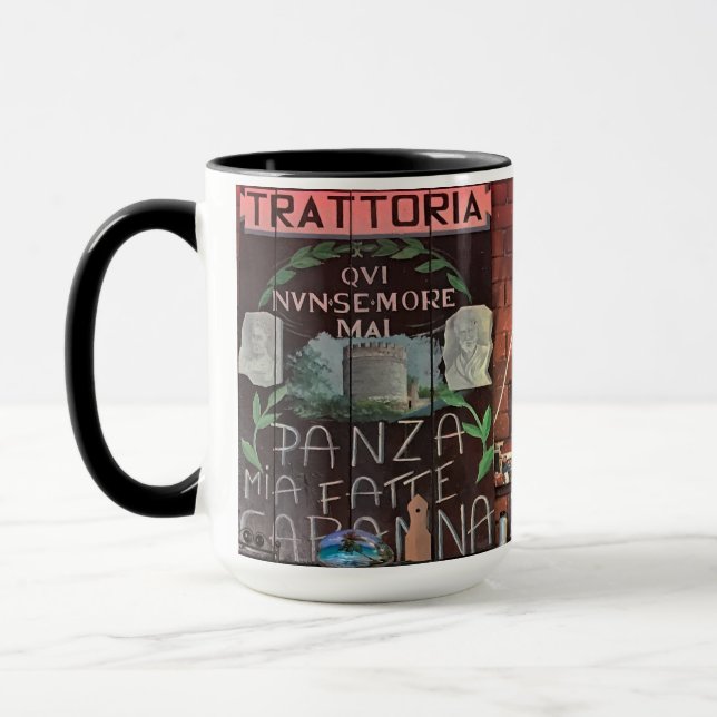 Taza Quaint Italian Rótulo Mug (Izquierda)