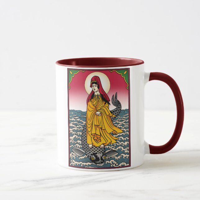 Taza Quan Yin con Dharmachakra (Derecha)