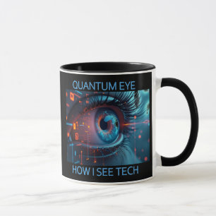 Taza Quantum Eye Tech izquierda mano combo