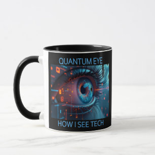 Taza Quantum Eye Tech mano derecha barrido combinado