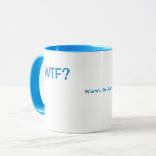 Taza ¿Qué diablos? ¿Dónde está el pez?