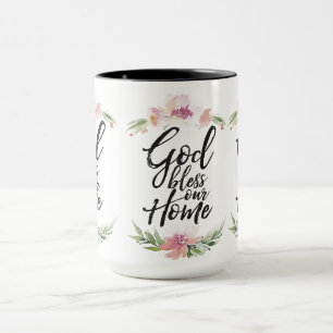 Taza Que Dios bendiga nuestra casa