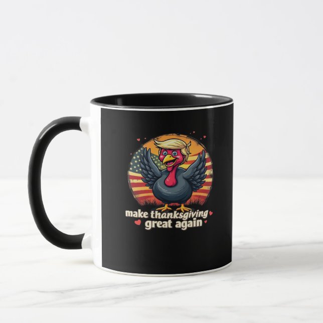 Taza Que el día de Acción de Gracias sea genial de nuev (Izquierda)