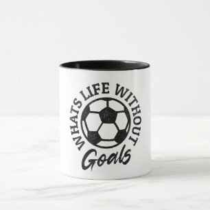 Taza ¿Qué es la vida sin objetivos – Minimalismo motiva